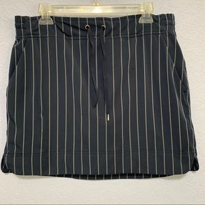 Athleta Skort Skirt/Shorts Navy Blue White Stripe